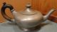 Antique Pewter Tea Pot Jeannie Style Tkin Brothers Sheffield England 1566 Metalware photo 1