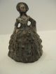 Antique Colonial Woman Cast Iron Doorstop Metalware photo 1