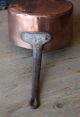 Antique Large French Copper Pot With Handle Metalware photo 4