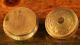 Embossed 19th Century Ornate Brass Salt Box Metalware photo 2