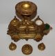 Antique French Bronze Gilt Inkstand/inkwell/desk Stand By Alphonse Giroux Paris Metalware photo 4