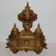 Antique French Bronze Gilt Inkstand/inkwell/desk Stand By Alphonse Giroux Paris Metalware photo 5