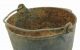 Antique Cast Iron Hanging Pot,  Sp & Co Bowl Primitive Container 7.  5 