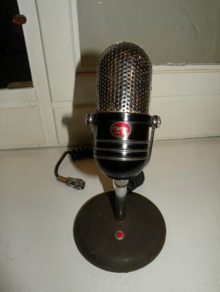 1960 ' S Argonne Ar - 57 Japan Pill Microphone Dual Crystal Element With Stand photo