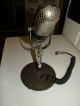 1960 ' S Argonne Ar - 57 Japan Pill Microphone Dual Crystal Element With Stand Metalware photo 3