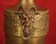Large Antique Brass Urn With Copper Ram ' S Head Handles Metalware photo 1