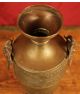Large Antique Brass Urn With Copper Ram ' S Head Handles Metalware photo 2