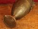 Large Antique Brass Urn With Copper Ram ' S Head Handles Metalware photo 3