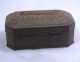 Antique Tin Box With Mirror G15 Metalware photo 1