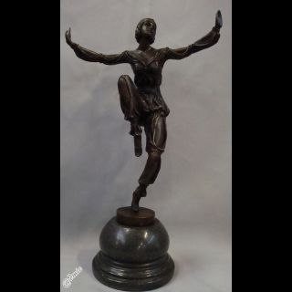 Statue Scheherazade Art Deco Style Art Nouveau Style Bronze Hot Cast Signed photo