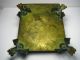 A British Brass Bronze Pen Rest Tray Desktop Cabinet England 19th Century Metalware photo 9