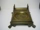 A British Brass Bronze Pen Rest Tray Desktop Cabinet England 19th Century Metalware photo 1
