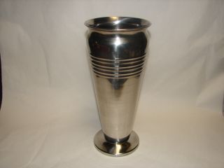 Vintage Retro Metal Vase photo