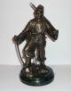 Ukrainian Cossack W Gun Pure Bronze Exclusive Statue Bust Sculpture Metalware photo 1