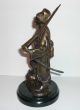 Ukrainian Cossack W Gun Pure Bronze Exclusive Statue Bust Sculpture Metalware photo 2