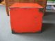 Antique Hand Painted Metal Box Mt.  Fuji Japan Asian Metalware photo 3