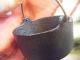 Small Wrought Iron Black Pot/decor/dutch Oven Metalware photo 4