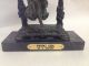 Antique August Moreau (1837 - 1917) Lady In A Swing Bronze Metalware photo 2