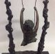 Antique August Moreau (1837 - 1917) Lady In A Swing Bronze Metalware photo 6