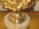 Antique French Empire Style Gilt Bronze Bonbonniere Vase Metalware photo 7
