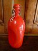 Old French Metal Alu Red Flask : Le Grand Tetras 1l. .  France Metalware photo 1