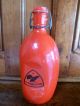 Old French Metal Alu Red Flask : Le Grand Tetras 1l. .  France Metalware photo 2