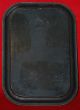 Antique Victorian Tin Sign Serving Tray With Advertisement 3 Digit Phone Number Metalware photo 8
