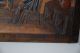 A Antique Carved Wood And Painted Wall Plate/relief Other photo 5