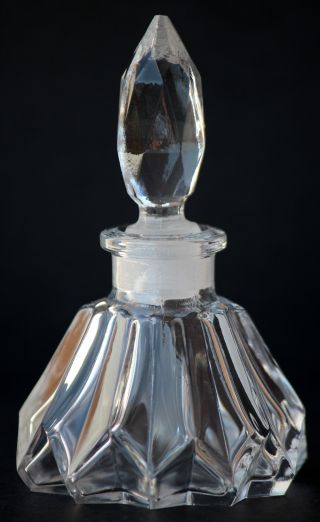 Summer - Flower Clear Perfume Bottle - True Art Deco photo