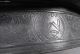 Antique German Pewter Ornate Baroque Style Shaving Basin Centerpiece Handle Bowl Metalware photo 4