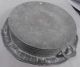 Antique German Pewter Ornate Baroque Style Shaving Basin Centerpiece Handle Bowl Metalware photo 7