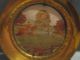 Fox Hunt Hunting Small Barss Plate Wall Hanging Foil Picture Metalware photo 1