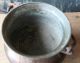 Circa 1880 ' S Antique Three Legged Hammered Copper Pot Metalware photo 4