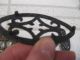 Antique Cast Iron Trivets Trivet Cute Tiny Hotpad Metalware photo 6
