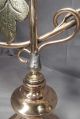 Antique Victorian Gothic Mixed Metal Brass Candelabra Church Candle Holder Jewel Metalware photo 3