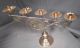 Antique Victorian Gothic Mixed Metal Brass Candelabra Church Candle Holder Jewel Metalware photo 5