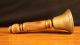 Antique Brass Bell With A Wooden Handle Metalware photo 1
