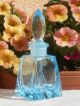 Spring - Fantastic Turquoise Perfume Bottle From Czechoslovakia Perfume Bottles photo 9