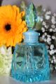 Spring - Fantastic Turquoise Perfume Bottle From Czechoslovakia Perfume Bottles photo 1