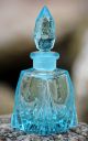 Spring - Fantastic Turquoise Perfume Bottle From Czechoslovakia Perfume Bottles photo 3