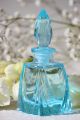 Spring - Fantastic Turquoise Perfume Bottle From Czechoslovakia Perfume Bottles photo 4
