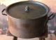 Antique Copper Kettle With Lid Metalware photo 1