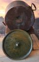Antique Copper Kettle With Lid Metalware photo 2