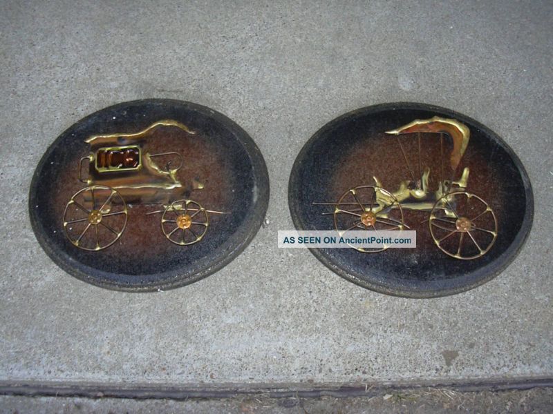Antique Car Metal/tin Wall Plaques Metalware photo