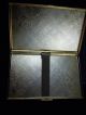 Art Deco Mother Of Pearl Brass Cigarette Compact Case Colibri Rare Metalware photo 2