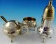 Epns English Cruet,  3 Pieces Metalware photo 2