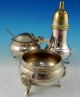 Epns English Cruet,  3 Pieces Metalware photo 3