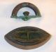 Antique Miniature Sadiron Wooden Handle Salesman Sample Metalware photo 6