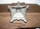 Antique French Cast Iron Crucifix. Metalware photo 4