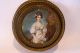 Antique Dore Bronze French Box Hand Painted Portrait On The Top,  Signed Other photo 3